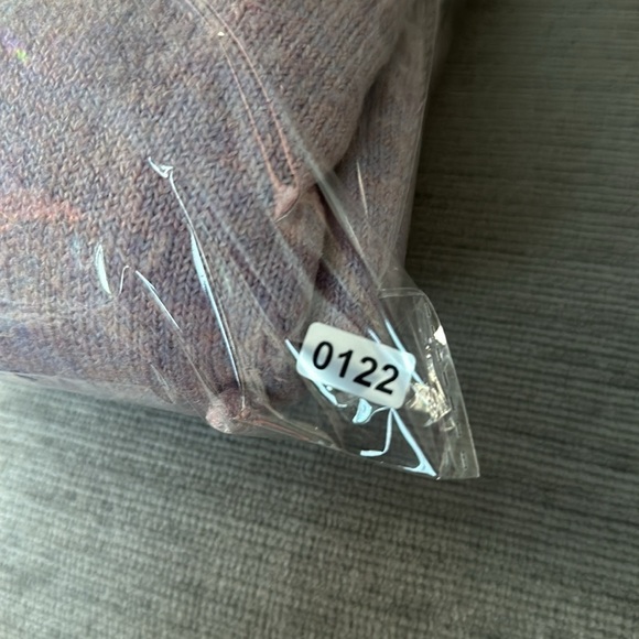 Madewell Sweater Women’s XS Purple Merino Wool V-Neck Bobble Dashwood Pullover - Picture 9 of 9